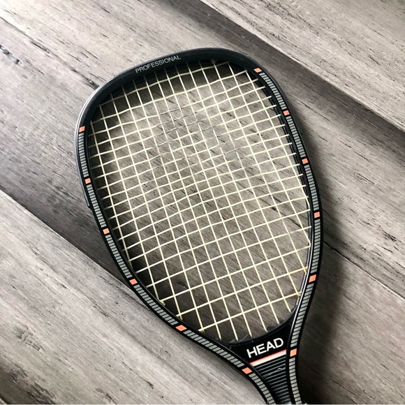 Vintage 1980s Head Professional Racquetball Racquet with Head Cover Case - Picture 4 of 13